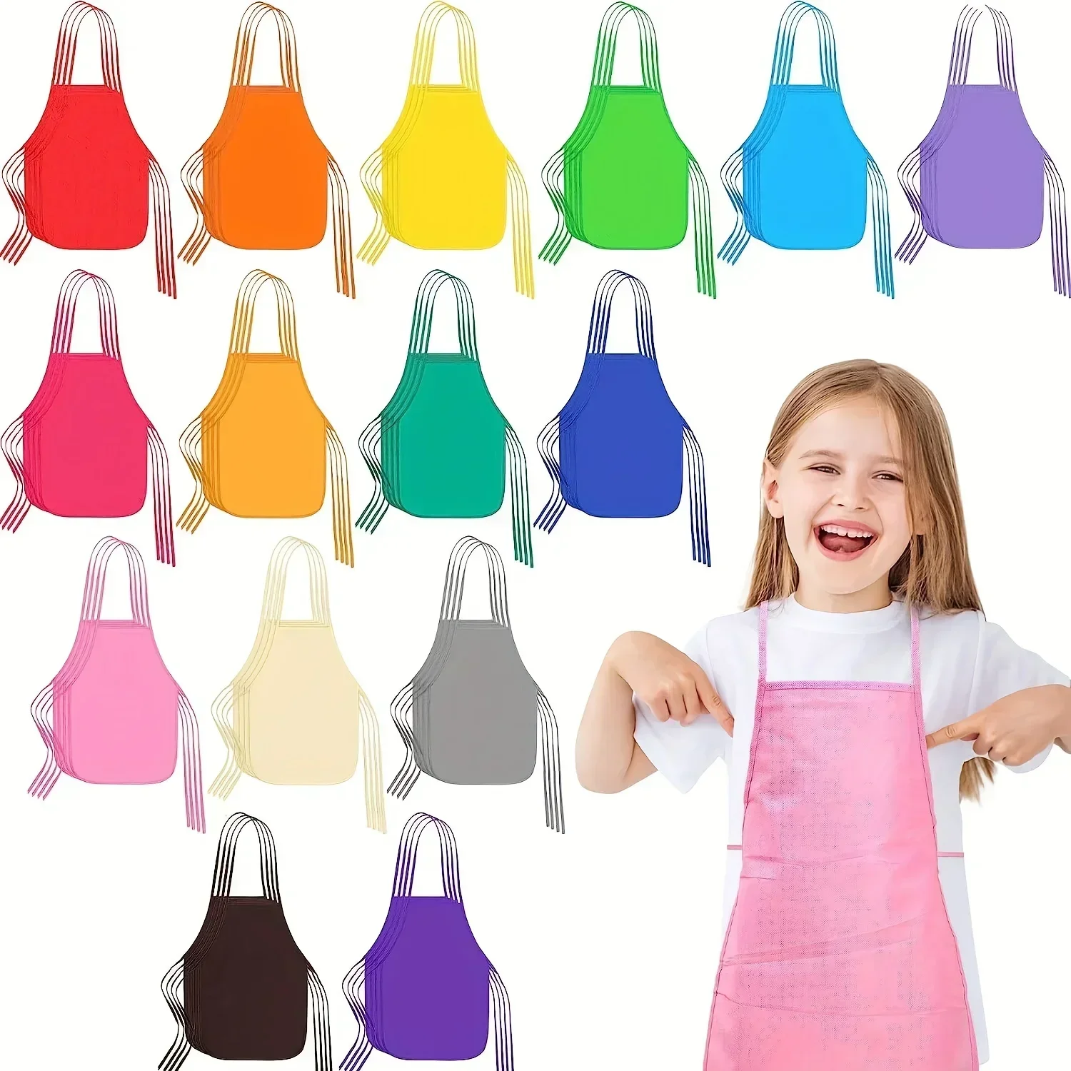 Art Craft 5 Year Old - 30 Uds. Delantal de tela no