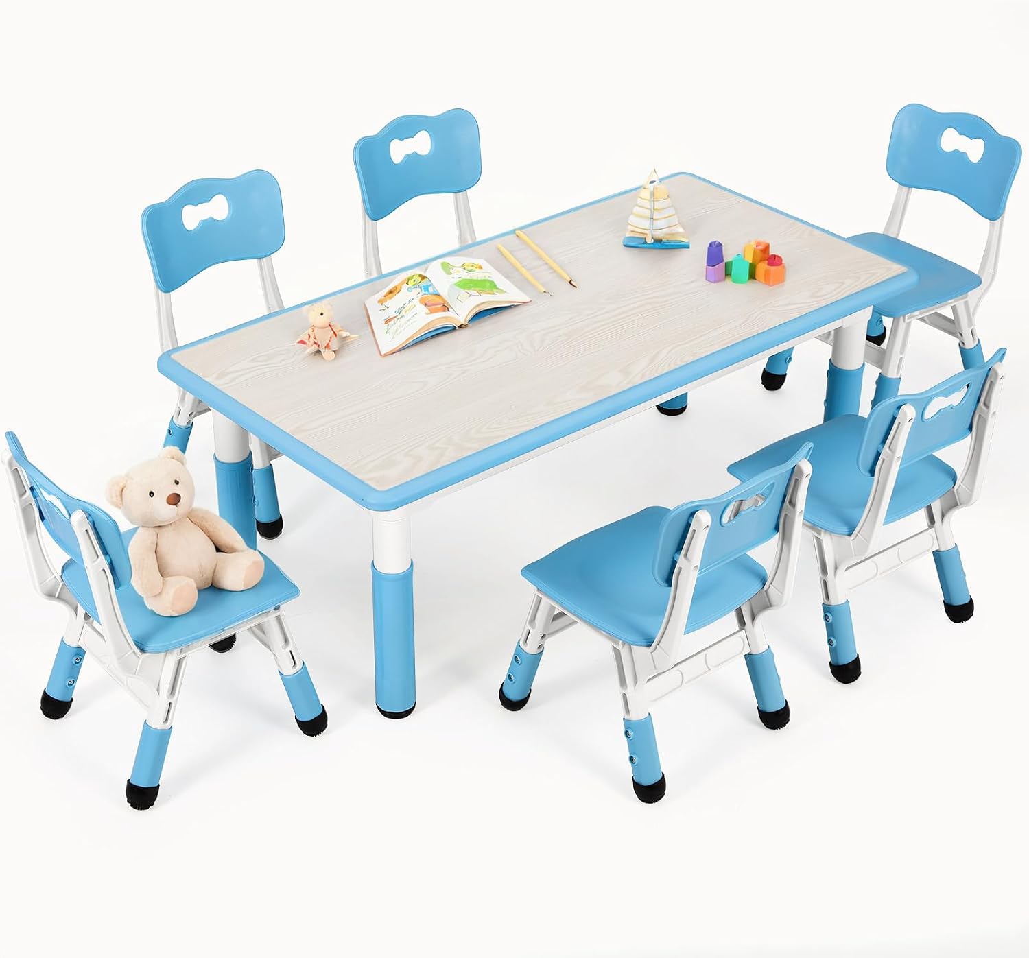 Art Craft Activities For Preschoolers - Juego de Mesa y 6 Sillas