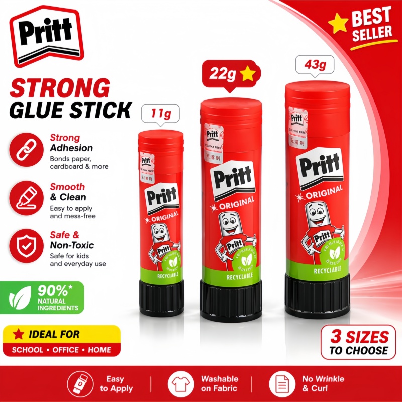 Art Craft 5 Year Old - Pegamento en Barra Pritt Original, No