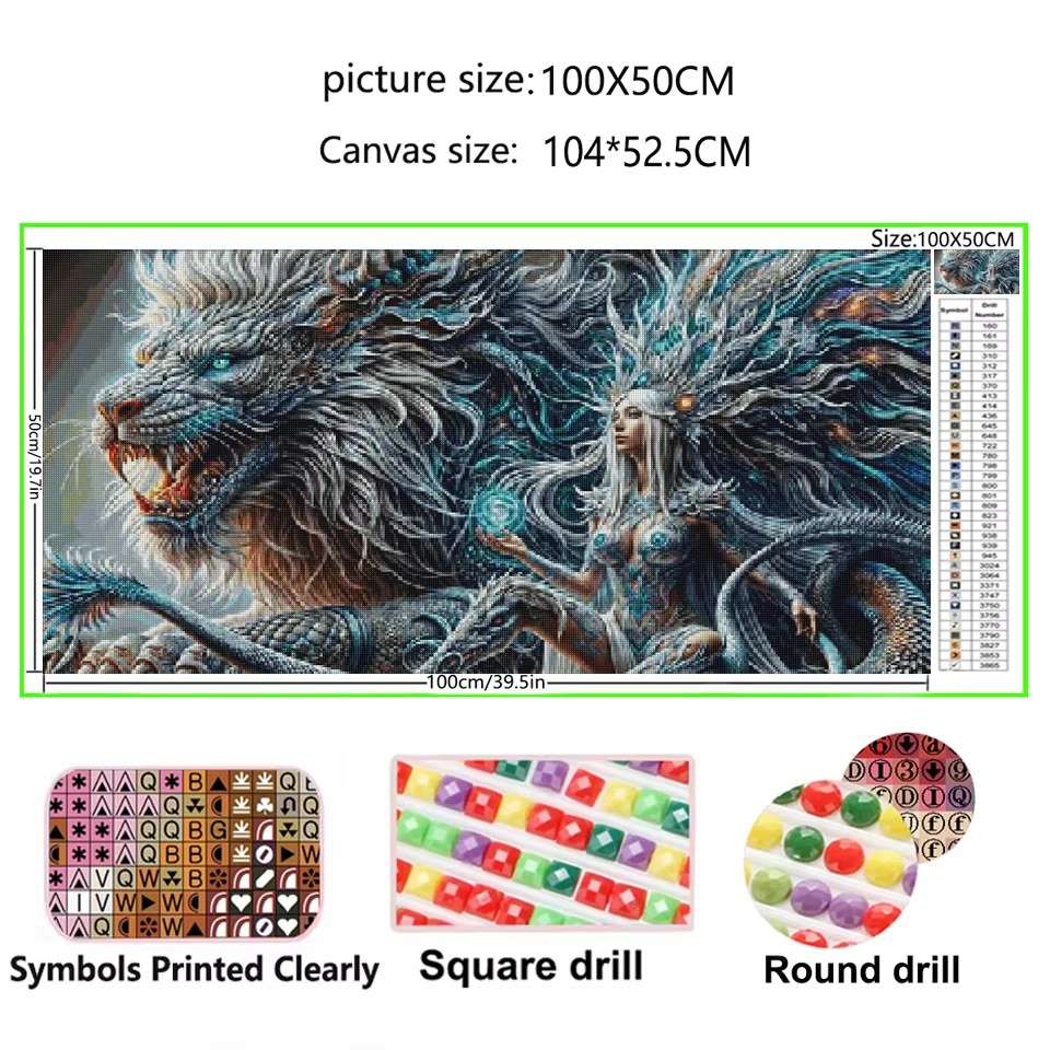 Queen Art Craft - Kit de pintura de diamante 5D