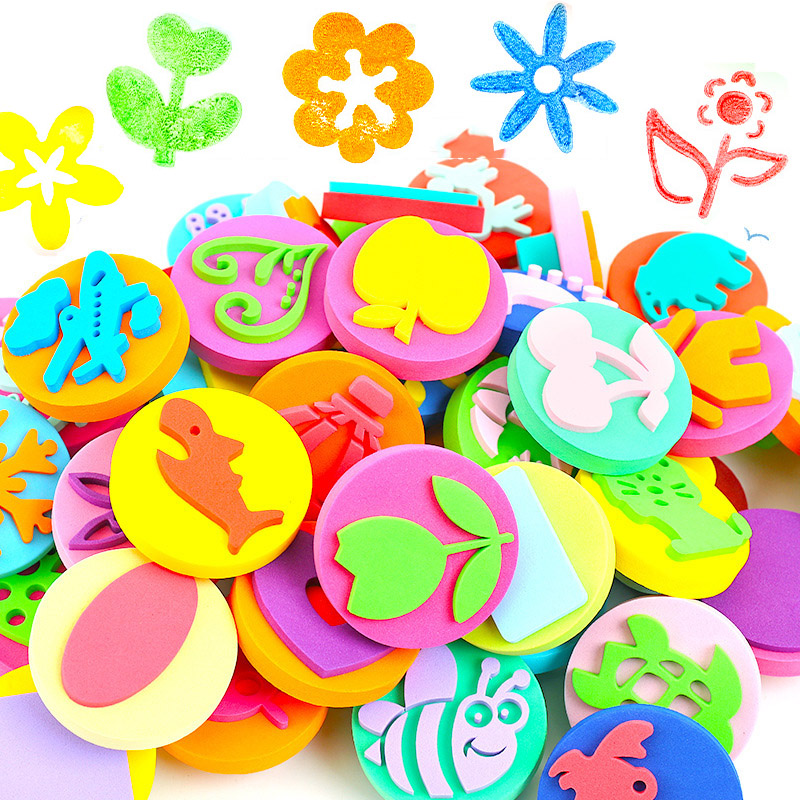 Art Craft 5 Year Old - 6 unids/bolsa sellos de espuma para