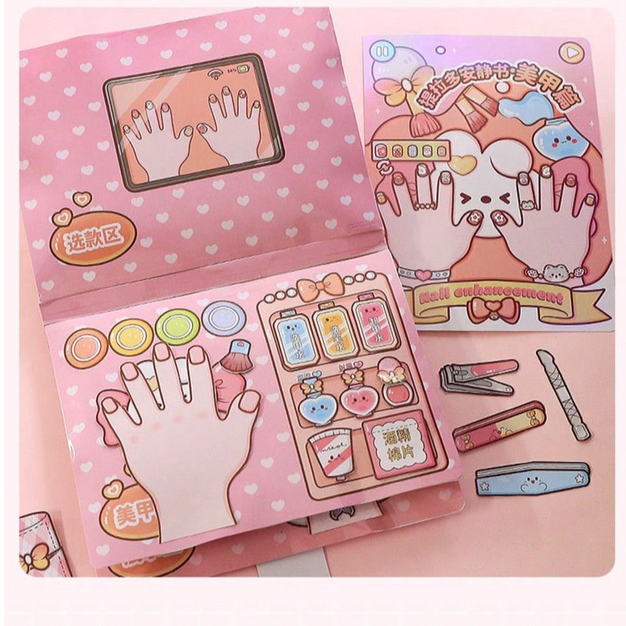 Art Craft 5 Year Old - Libro de pegatinas de uñas DIY