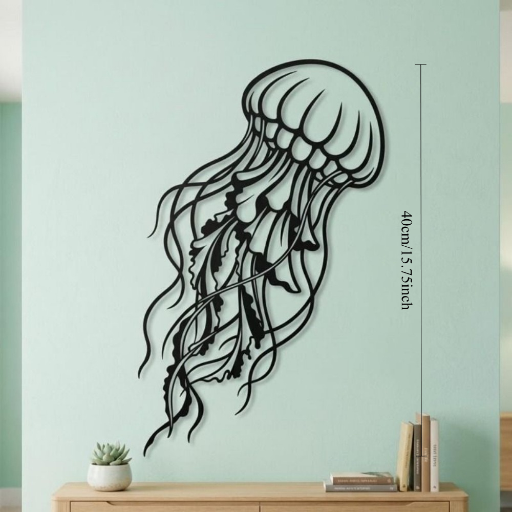 Art Craft Jellyfish - CIFBUY Arte de pared de metal,