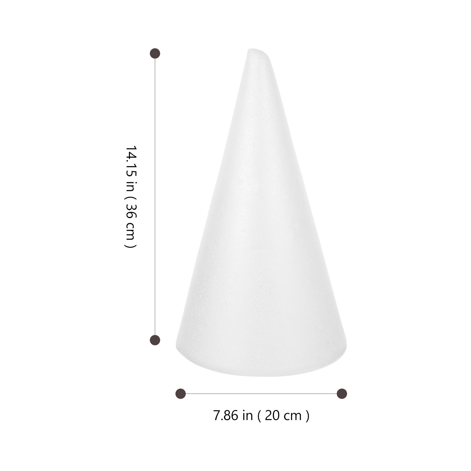 Conos de espuma blanca para ma - Art Craft Activities For Preschoolers reseña y precio
