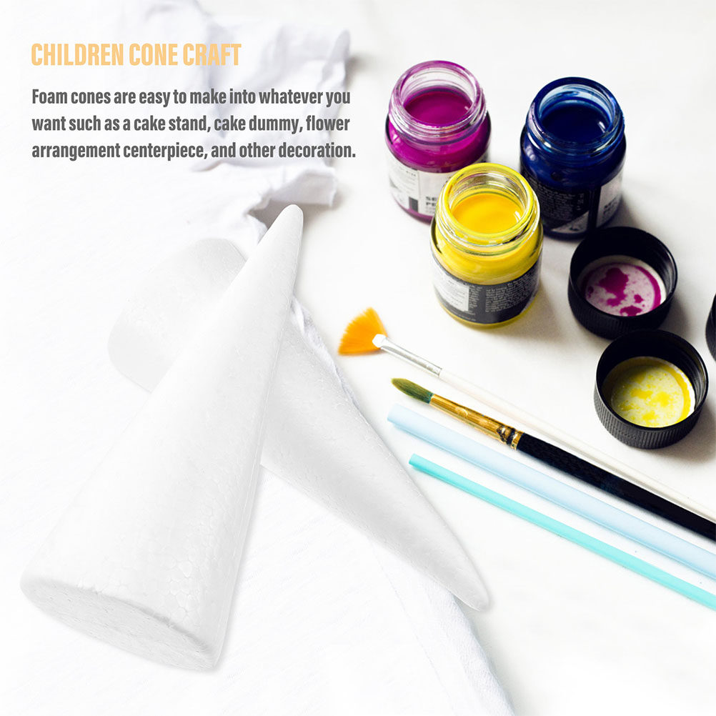 18 conos de espuma para manual - Art Craft Activities For Preschoolers reseña y precio