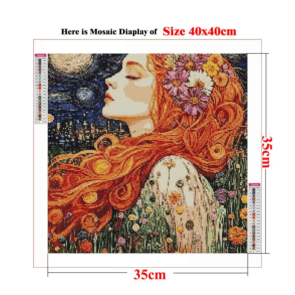 Gems Needlework Gustav Klimt M - Queen Art Craft reseña y precio