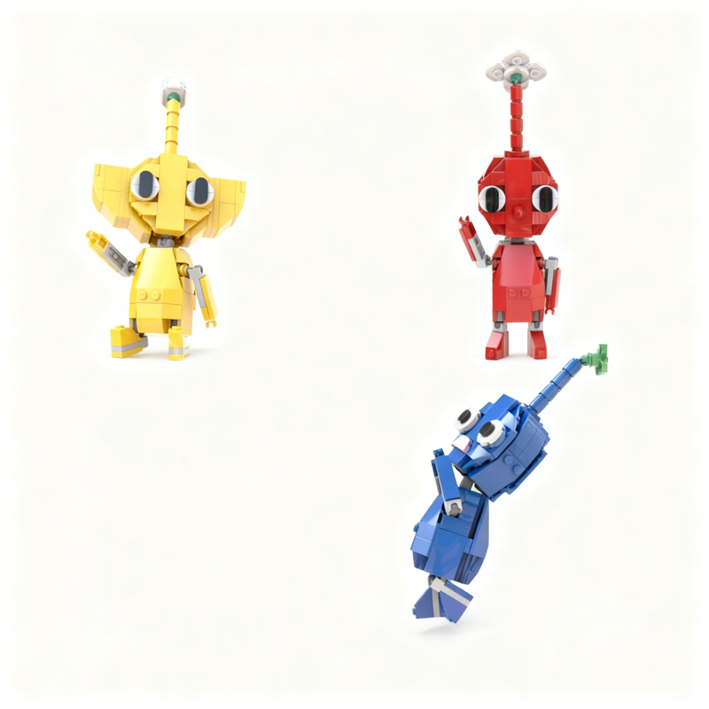 415 piezas MOC Pikmin Gear, ac - Art Craft Video reseña y precio