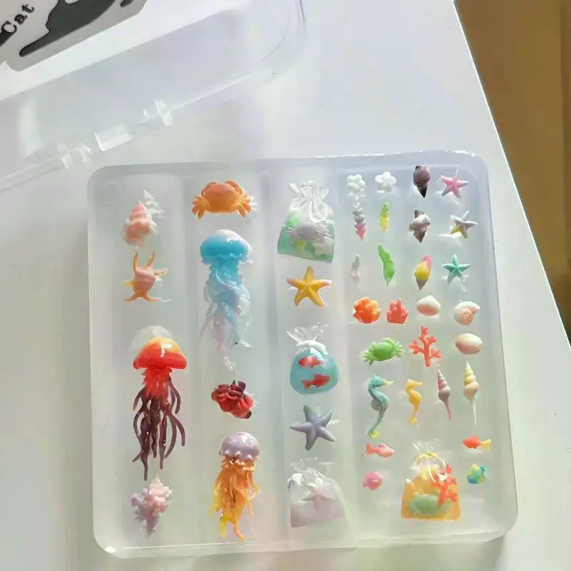 Molde de silicona 3D para uñas - Art Craft Jellyfish reseña y precio