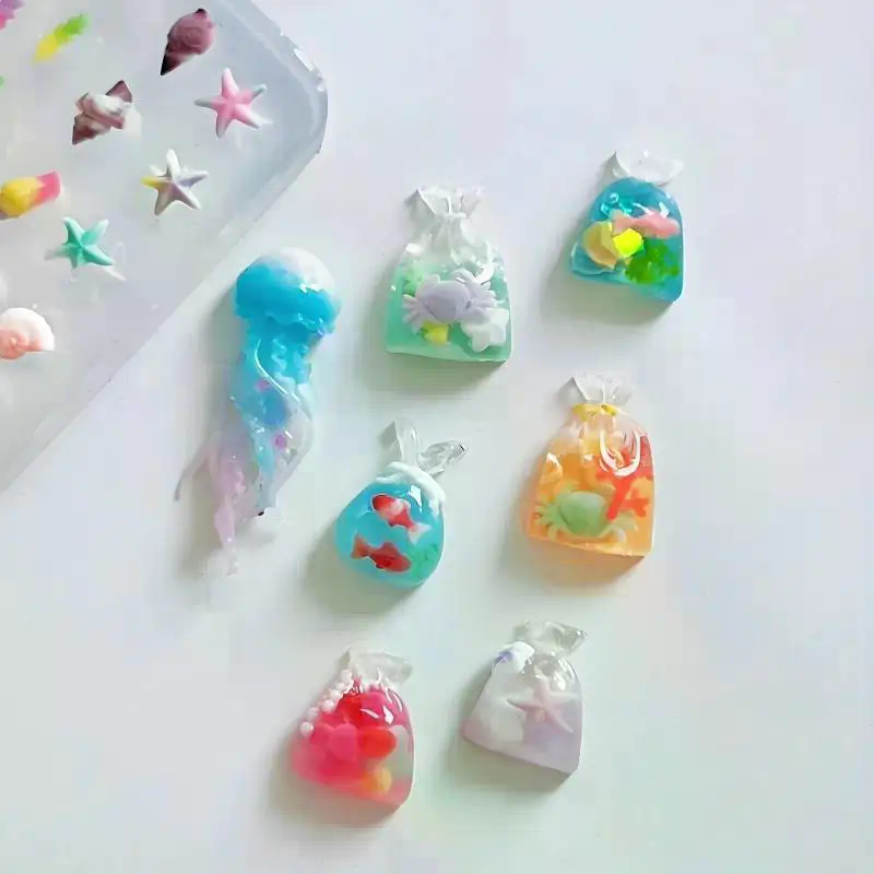 Molde de silicona 3D para uñas - Art Craft Jellyfish reseña y precio