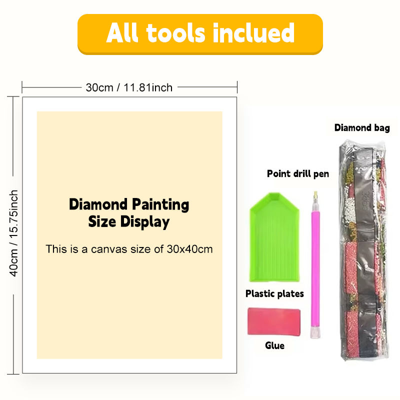 1 set de pintura de diamantes  - Queen Art Craft reseña y precio