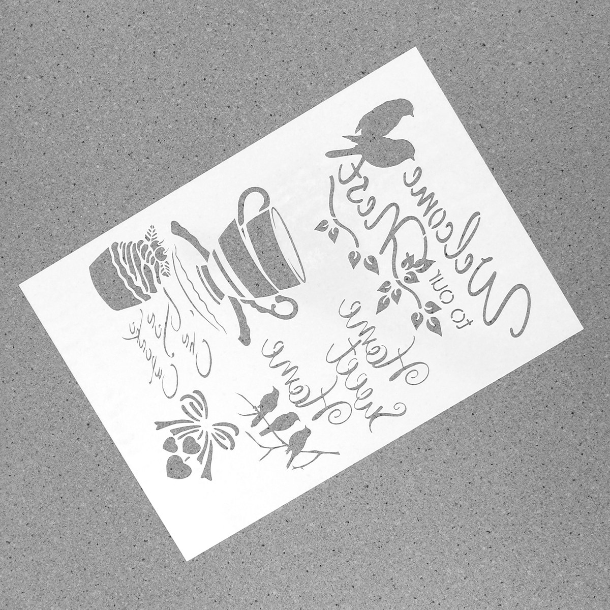 Plantilla de plástico reutiliz - Art Craft Class reseña y precio