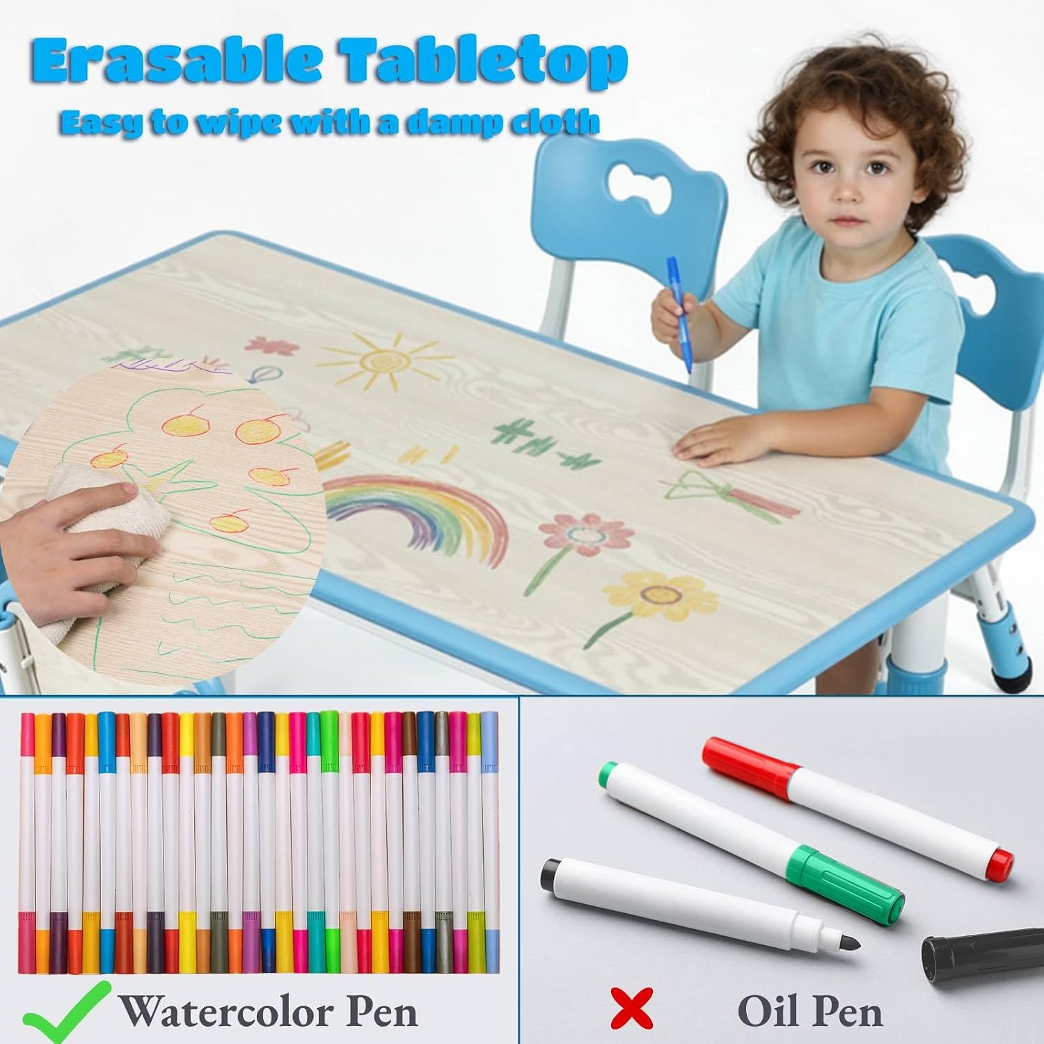 Juego de Mesa y 6 Sillas para  - Art Craft Activities For Preschoolers reseña y precio