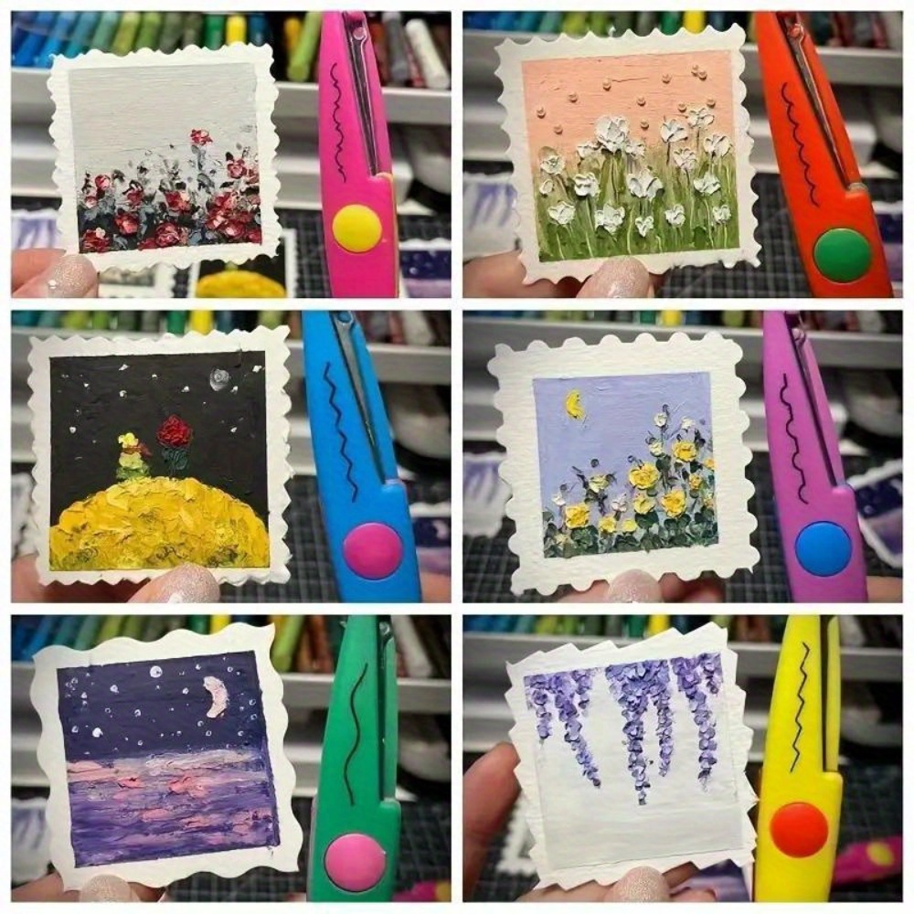 6 unids/set tijeras onduladas  - Art Craft 5 Year Old reseña y precio