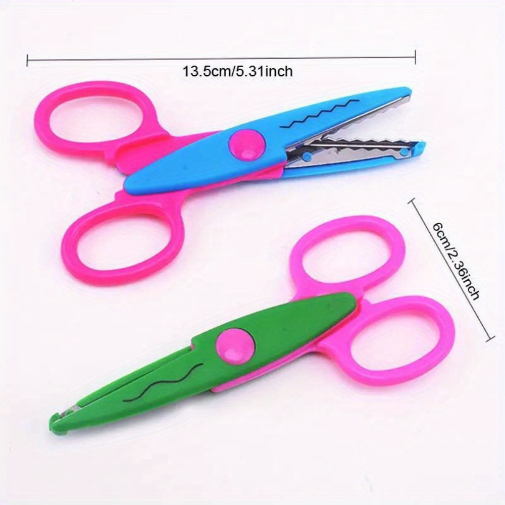 6 unids/set tijeras onduladas  - Art Craft 5 Year Old reseña y precio