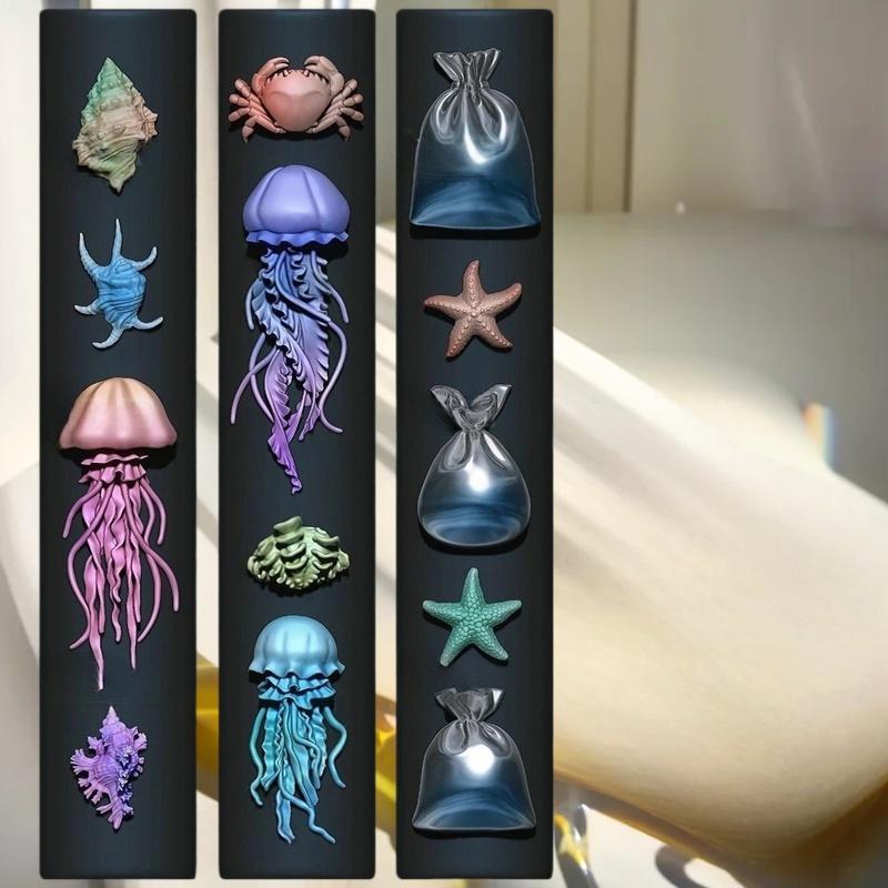 Molde de manicura para manuali - Art Craft Jellyfish reseña y precio