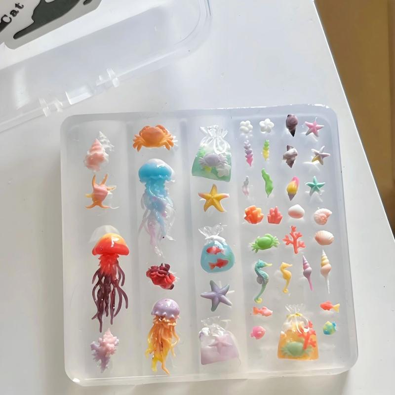 Molde de manicura para manuali - Art Craft Jellyfish reseña y precio