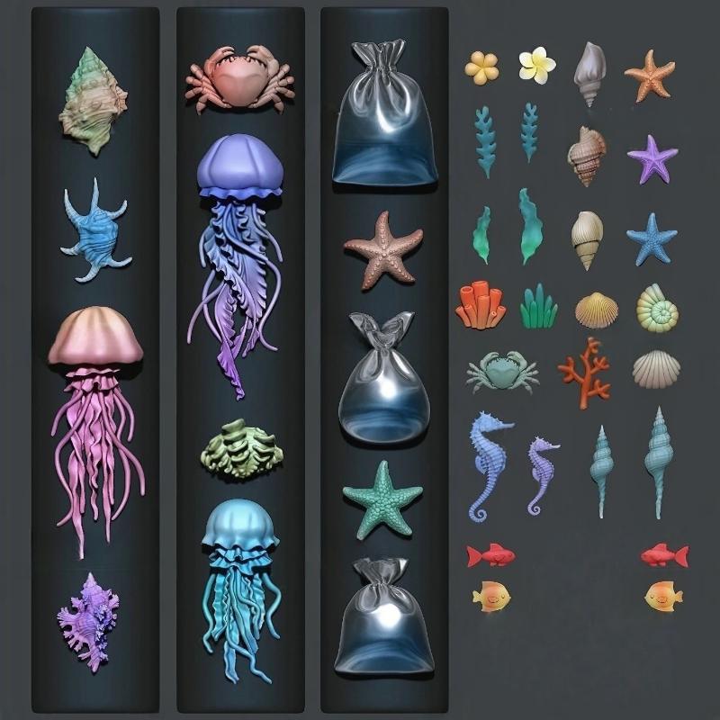 Molde de manicura para manuali - Art Craft Jellyfish reseña y precio