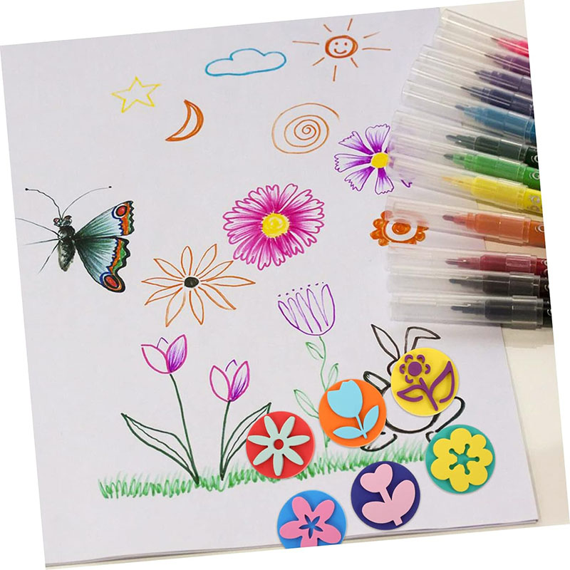 6 unids/bolsa sellos de espuma - Art Craft 5 Year Old reseña y precio