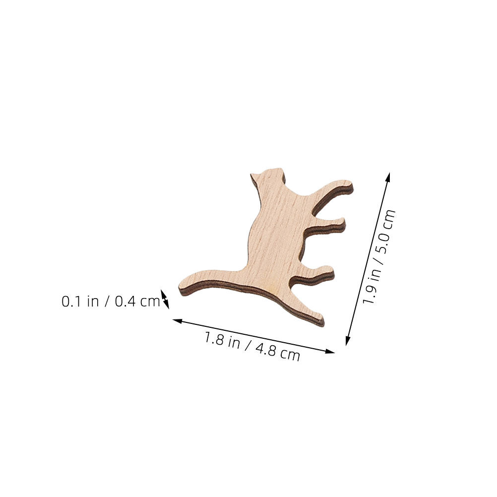 24 piezas de recortes de mader - Art Craft Class reseña y precio