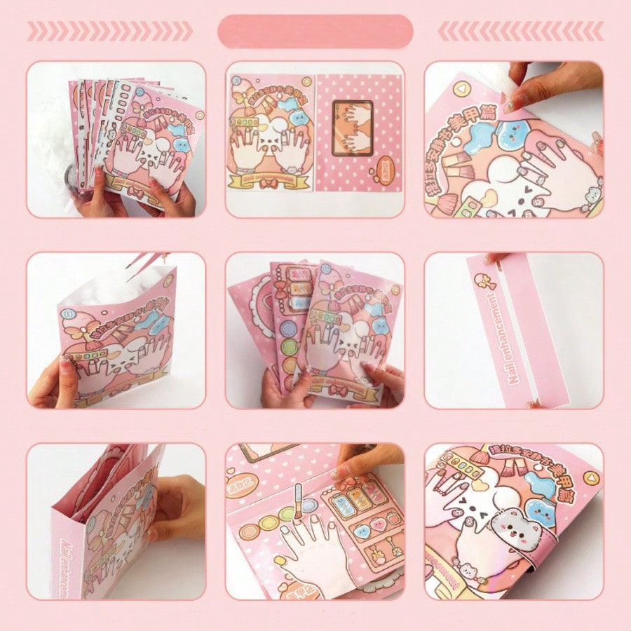 Libro de pegatinas de uñas DIY - Art Craft 5 Year Old reseña y precio