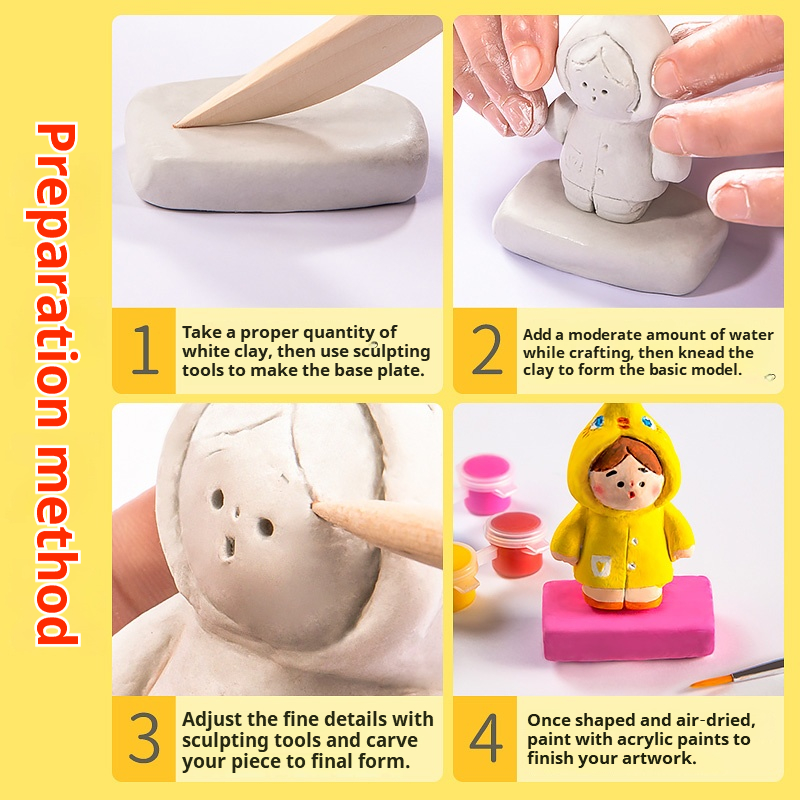 Arcilla de plástico suave para - Art Craft Clay reseña y precio
