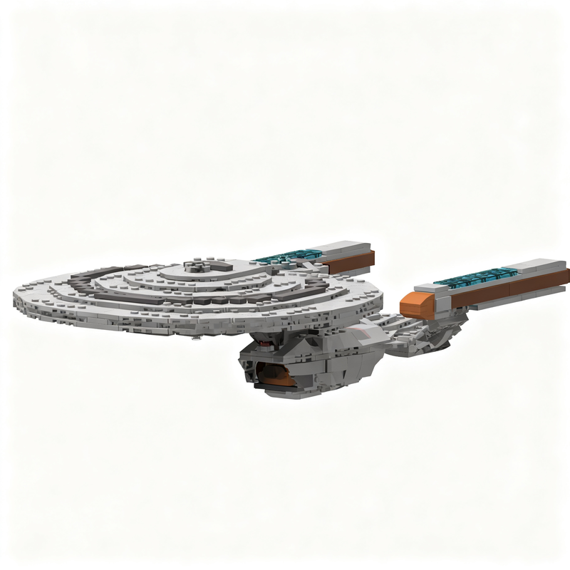 827 piezas MOC Modelo de nave  - Art Craft Class reseña y precio