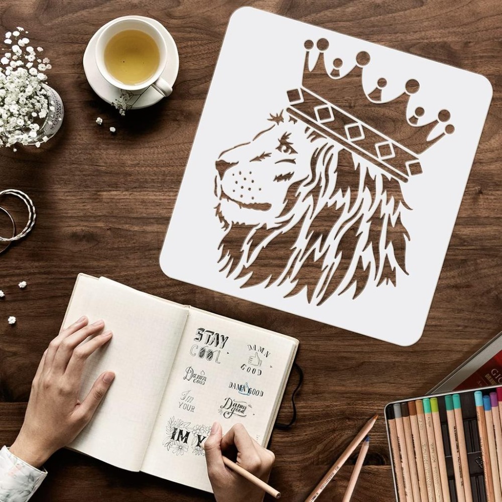 2 Plantillas de León de 11.8x1 - Queen Art Craft reseña y precio